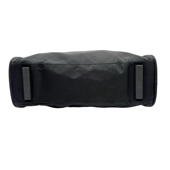 PRADA Tessuto Gold Hardware Hand Bag Black Nylon - Picture 9 of 12